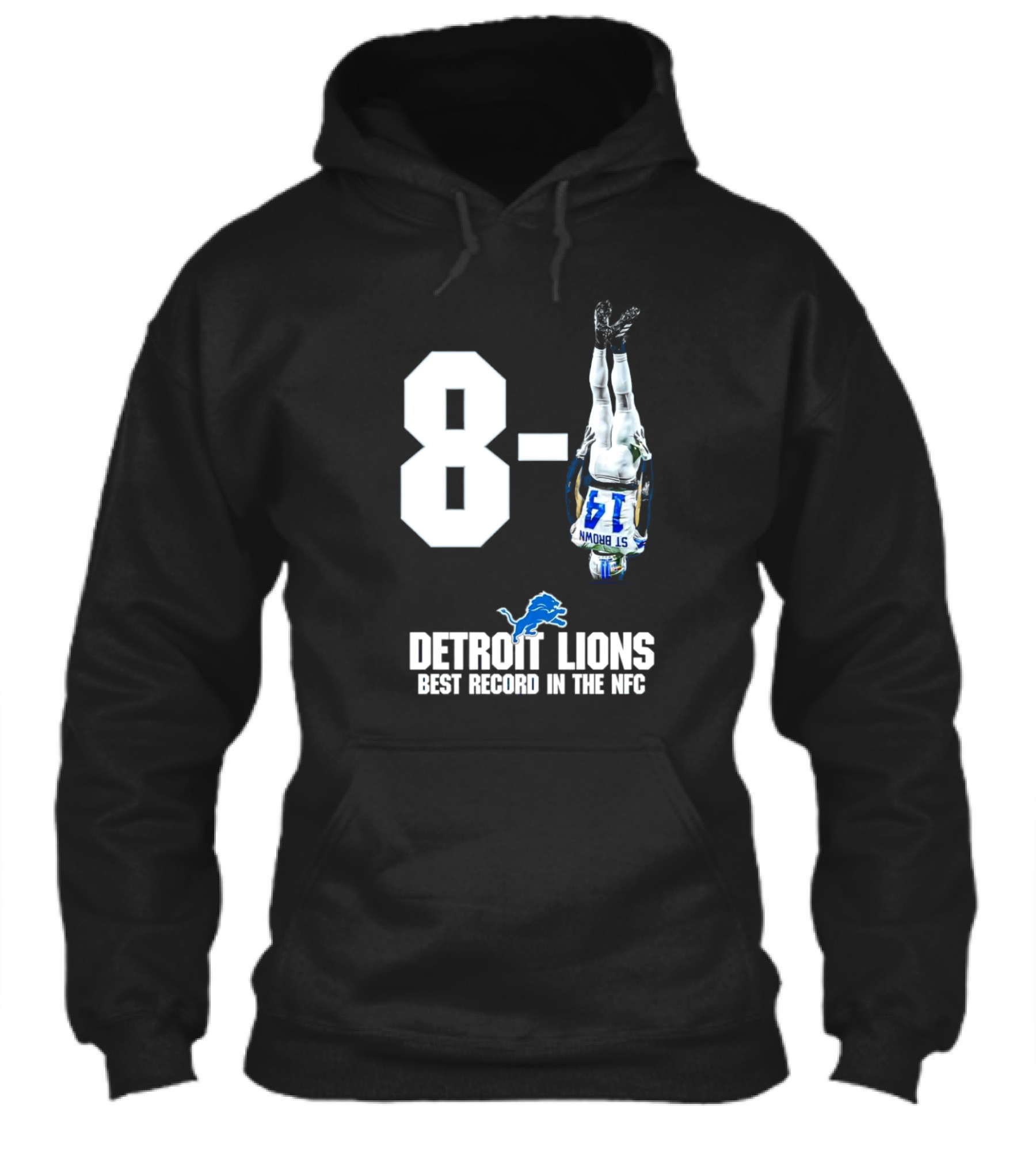 Detroit Lions 81 Amonra St Brown Headstand Best Record In Nfc Shirt