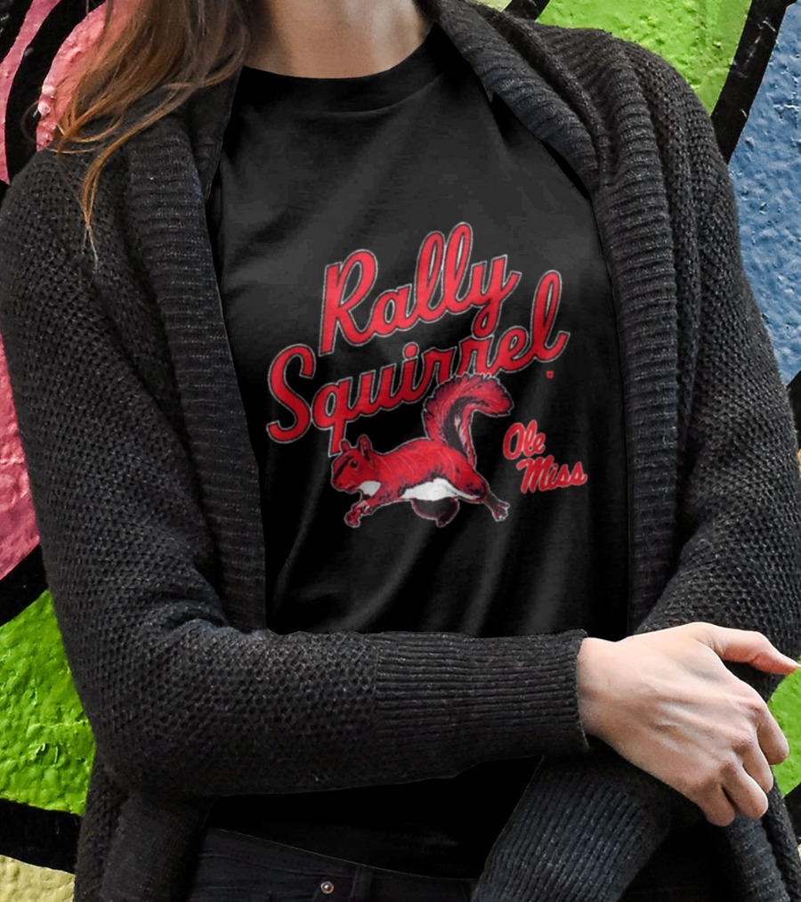 Rally Squirrel Ole Miss Rebels Shirt