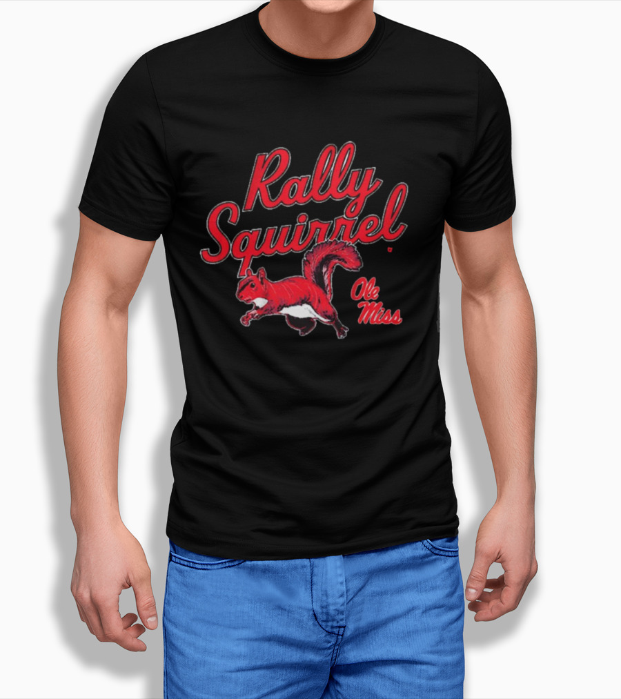 Rally Squirrel Ole Miss Rebels Shirt