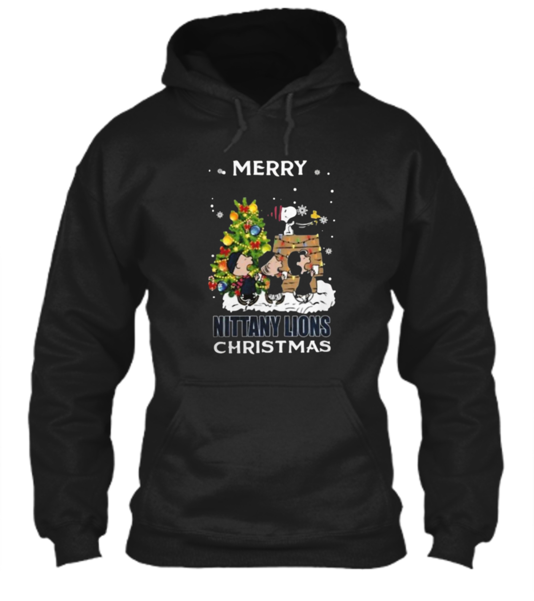 Merry Nittany Lions Christmas Snoopy And Friends Shirt