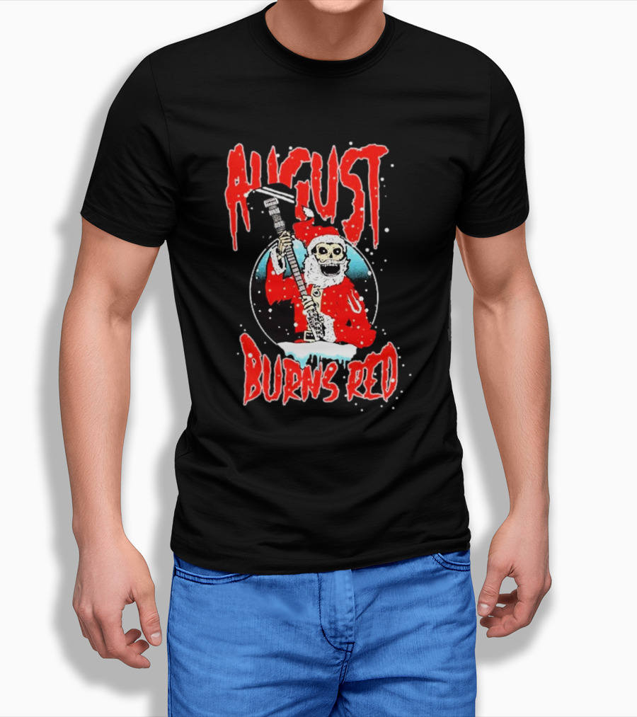 August Burns Red Santa Christmas 2024 Holiday Rock Shirt