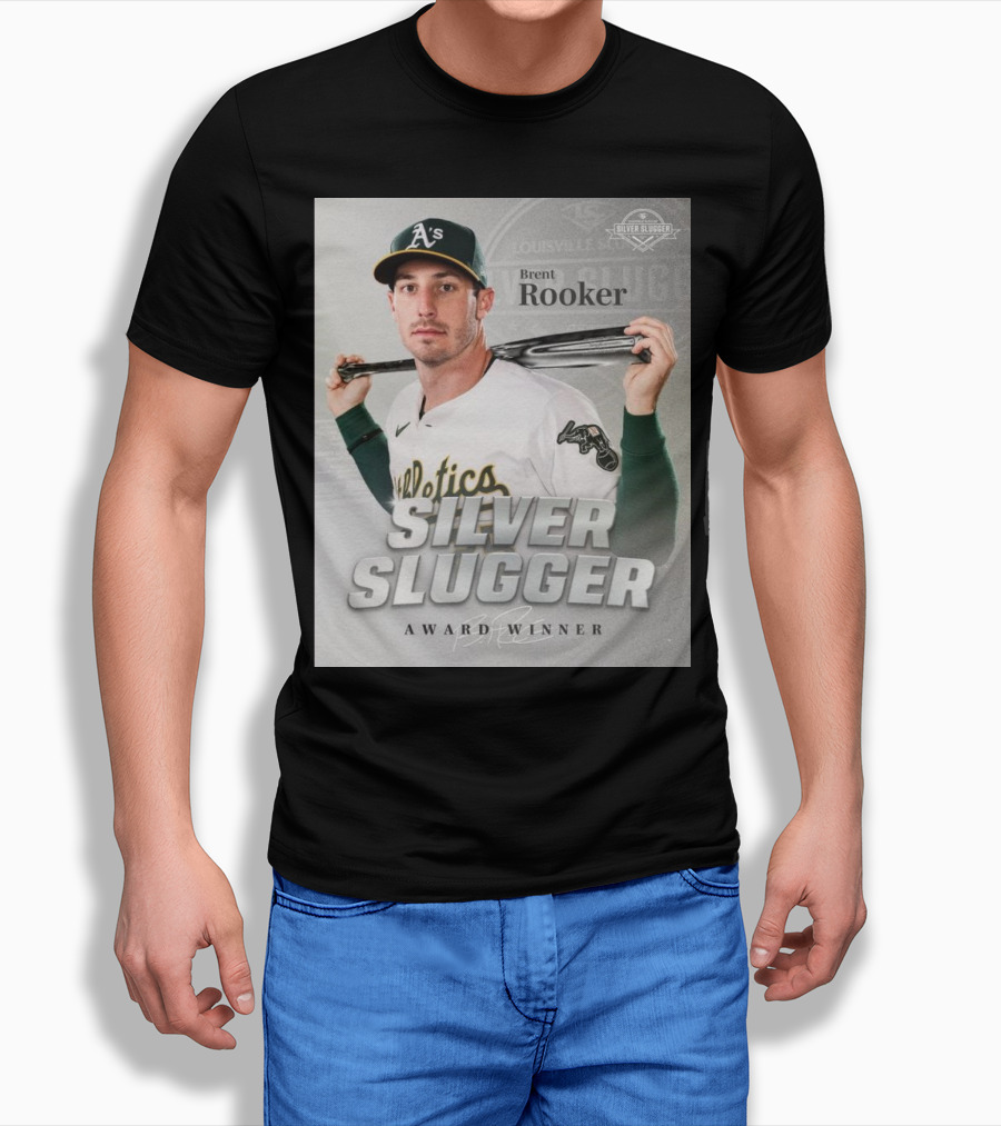 Brent Rooker Athletics Silver Slugger Award Winner Signature Shirt