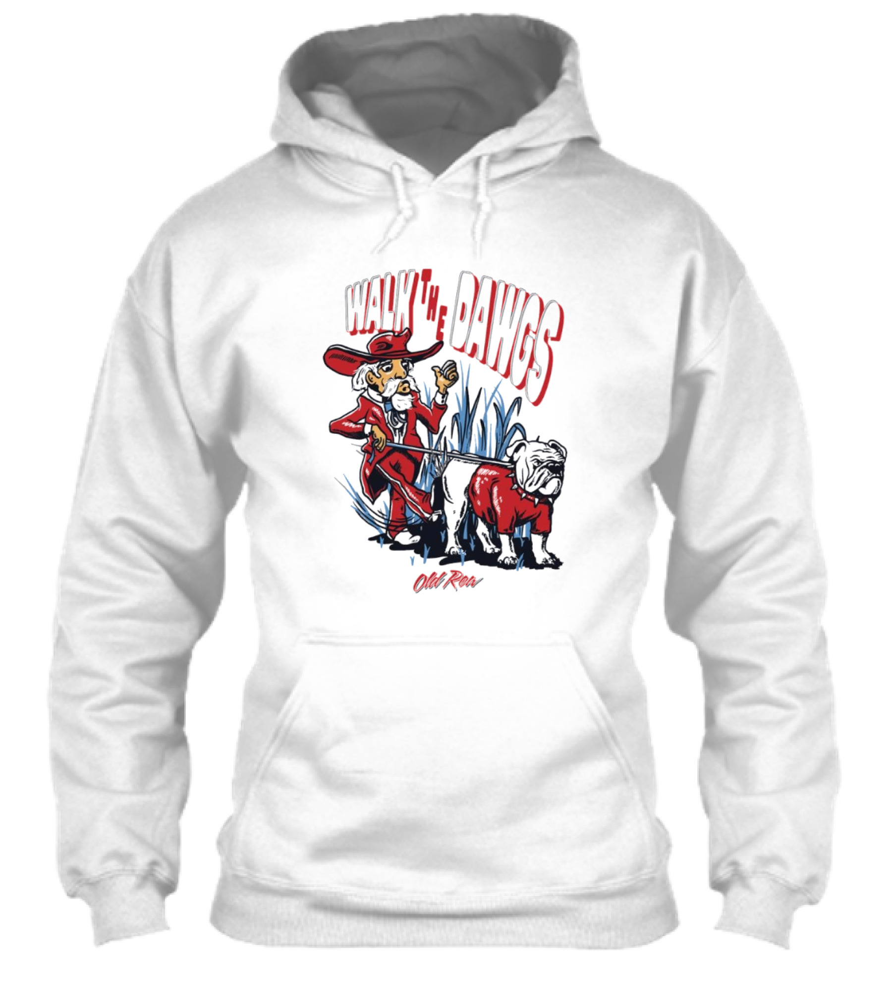 Walk The Dawgs Old Row Georgia Bulldogs Vs Ole Miss Rebels Shirt