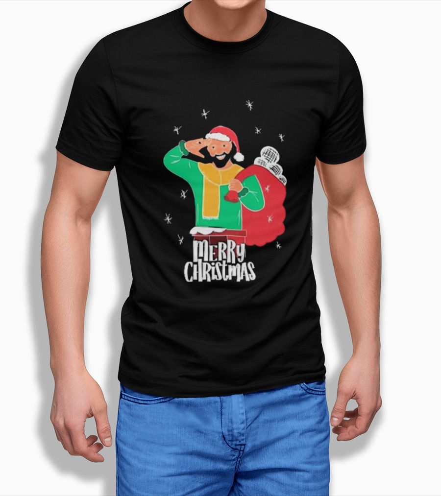 Merry Christmas Santa With Bag Jb Gill Christmas Collection 2024 Paint Shirt
