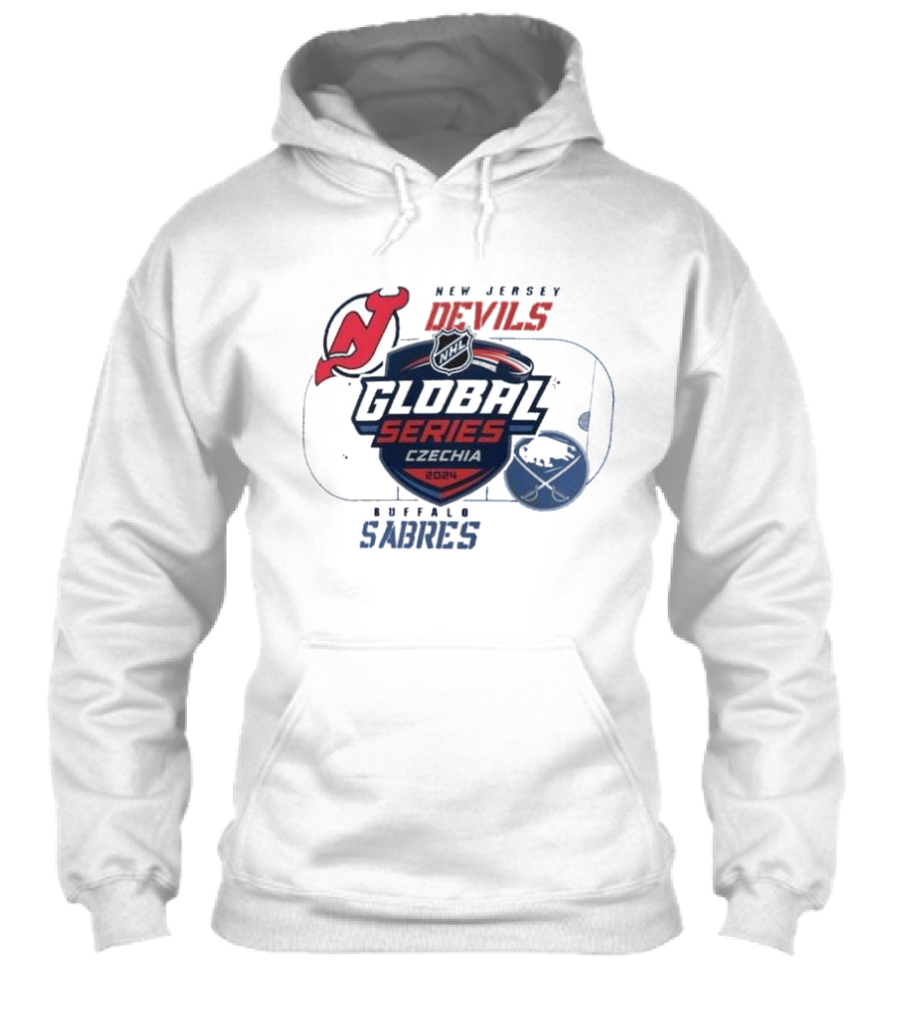 Nhl Global Series 2024 Czechia New Jersey Devils Vs Buffalo Sabres Match Up Shirt