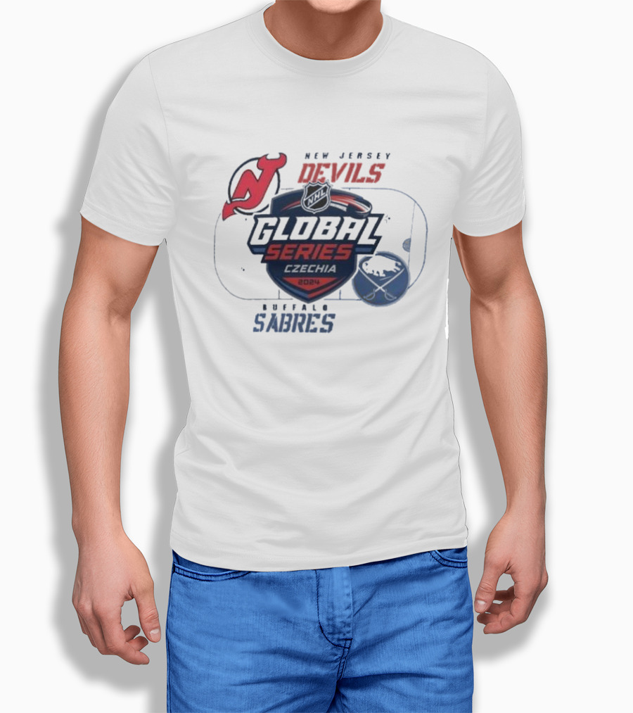 Nhl Global Series 2024 Czechia New Jersey Devils Vs Buffalo Sabres Match Up Shirt