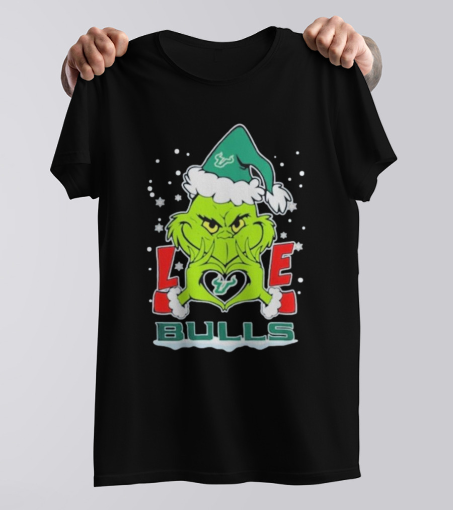 The Grinch Love Rice Owls Christmas Football Shirt