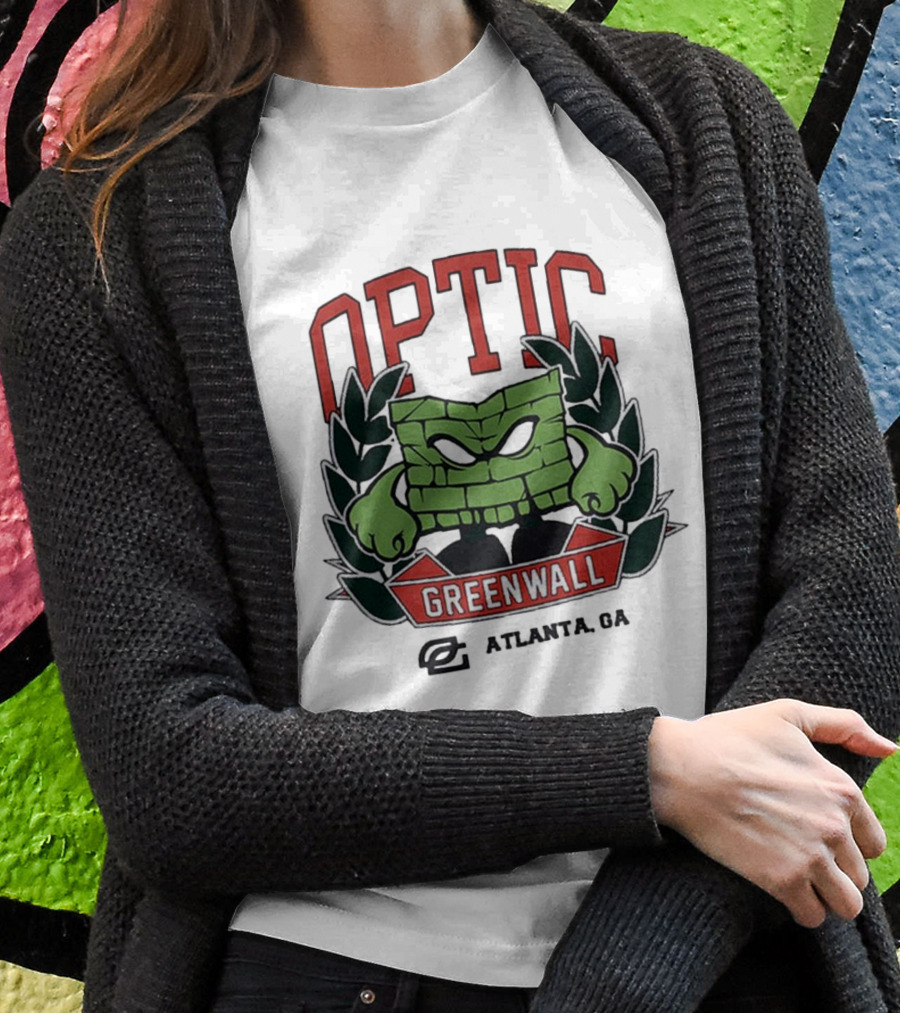 Optic Greenwall Atlanta Ga City Colors Shirt