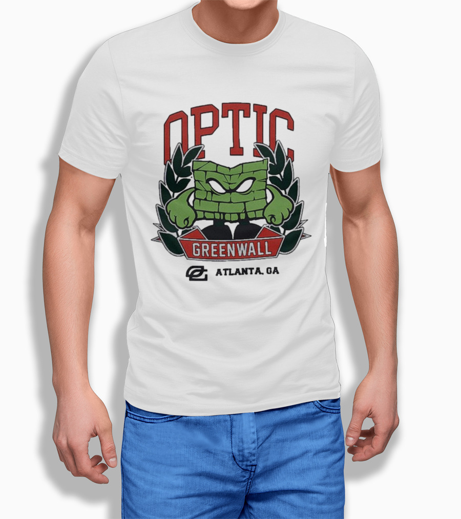 Optic Greenwall Atlanta Ga City Colors Shirt