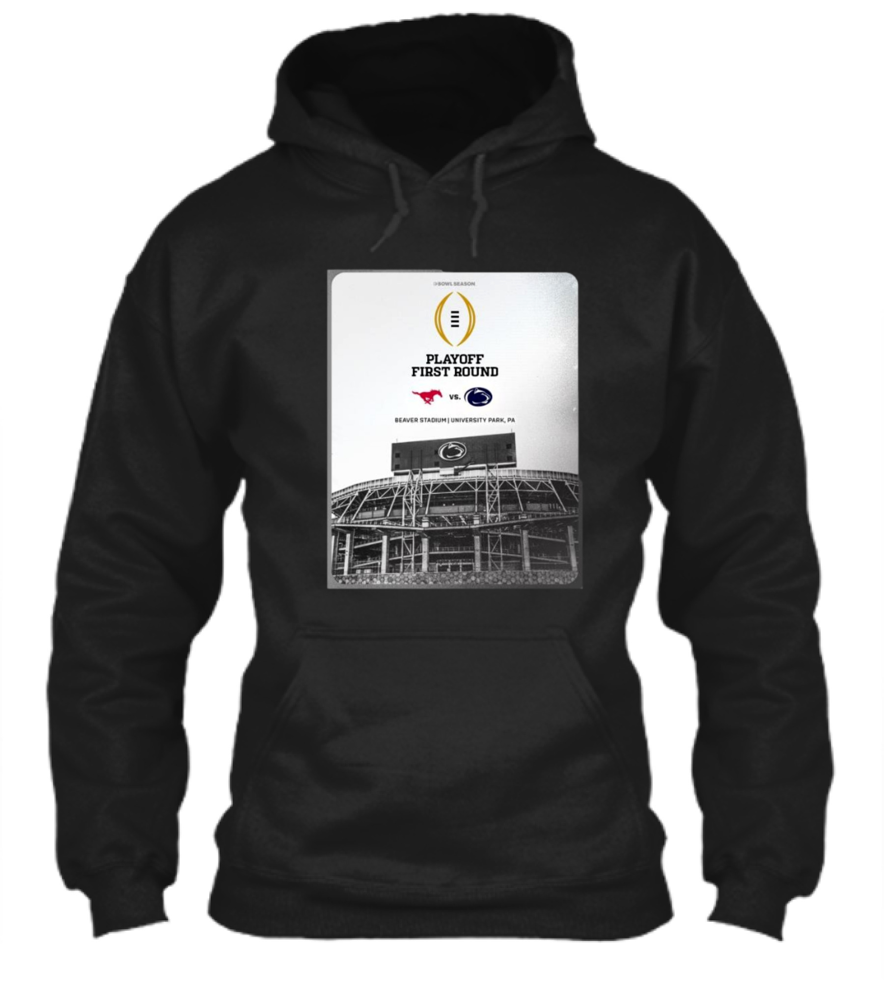 Playoff First Round Bowl Season Penn State Nittany Lions Vs Smu Mustangs Beaver Stadium University Park Pa Shirt