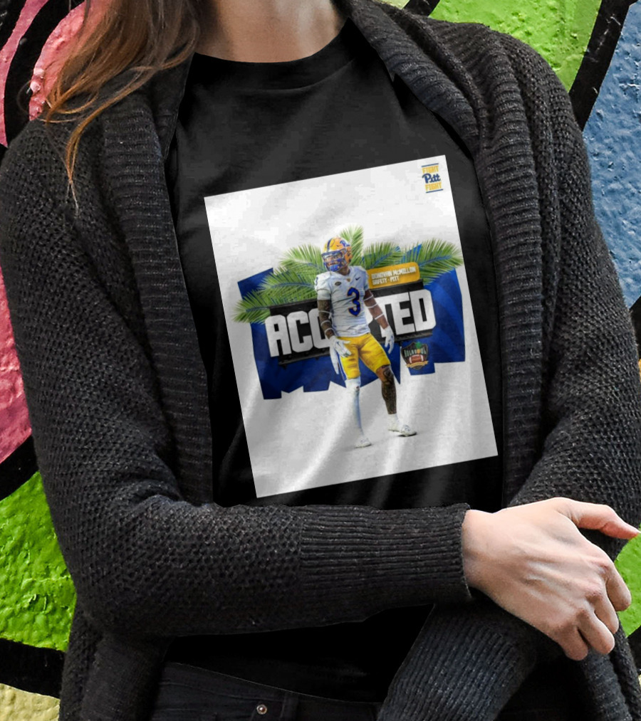 Pitt Panthers Donovan Mcmillon Safety Accepted Hula Bowl Shirt