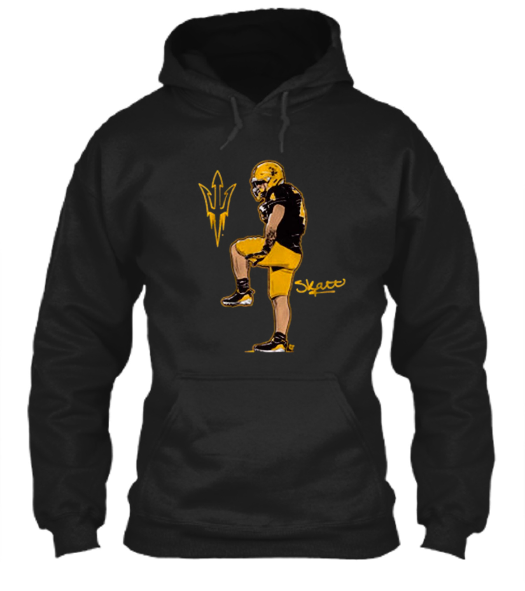 Arizona State Sun Devils Football Skattebo Pose Signature Shirt
