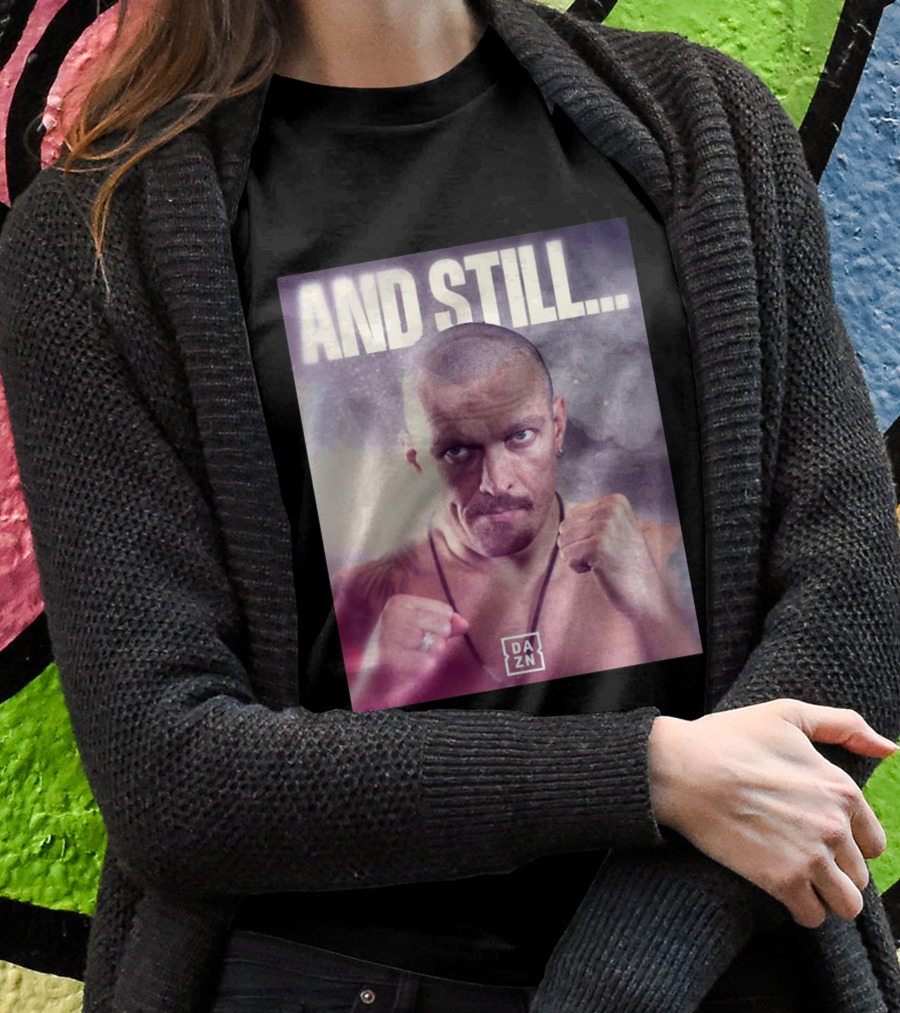 Dazn Usyk And Still Boxing Champion Wba Wbc Wbo Victory Shirt