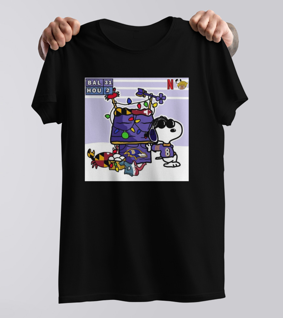 Legends Baltimore Ravens Ray Lewis Lamar Jackson Signatures Skyline Shirt