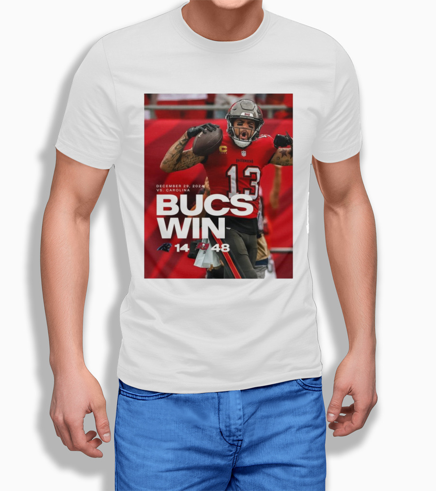 Bucs Win December 29 2024 Vs Carolina 14 48 Shirt