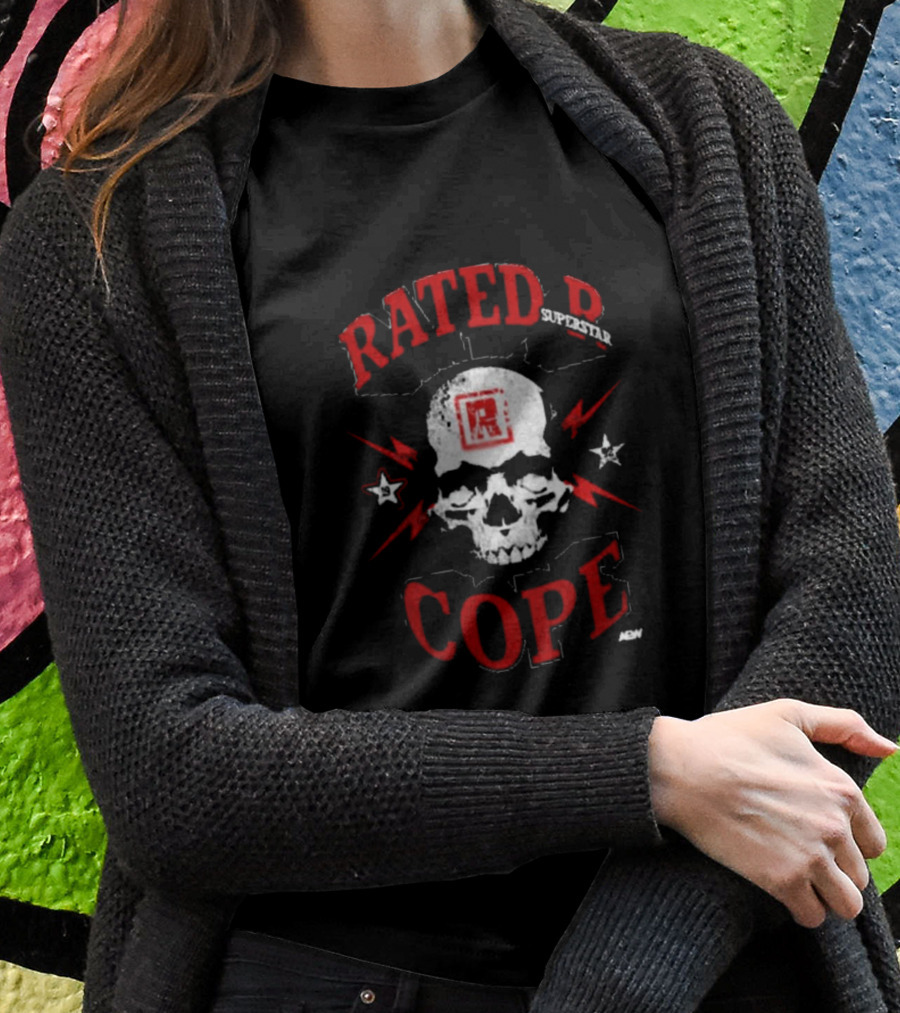 Rated R Superstar Skull Cope Aew Vintage Shirt