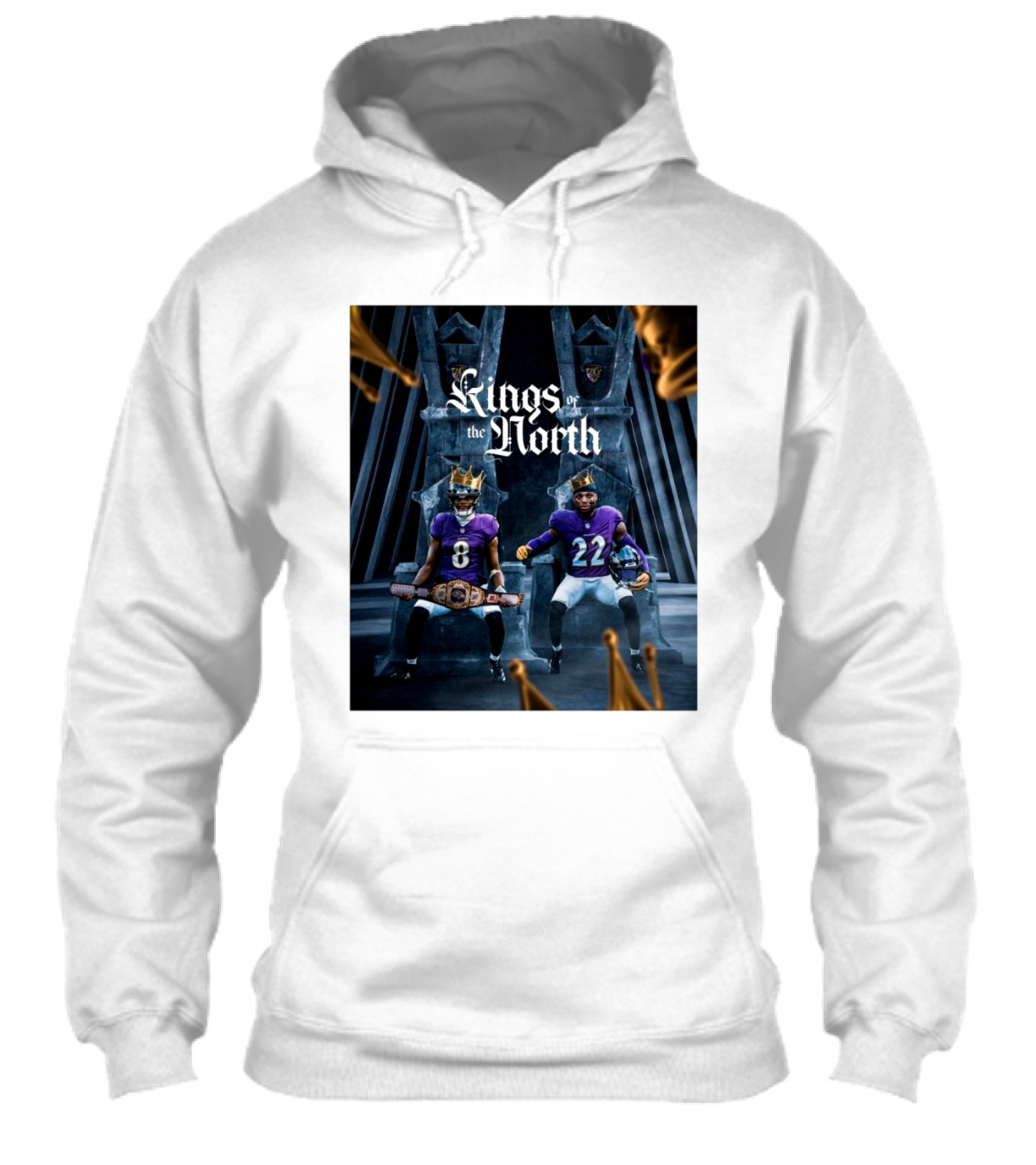 Kings Of The North Baltimore Ravens Lamar Jackson Derrick Henry Moving On Shirt