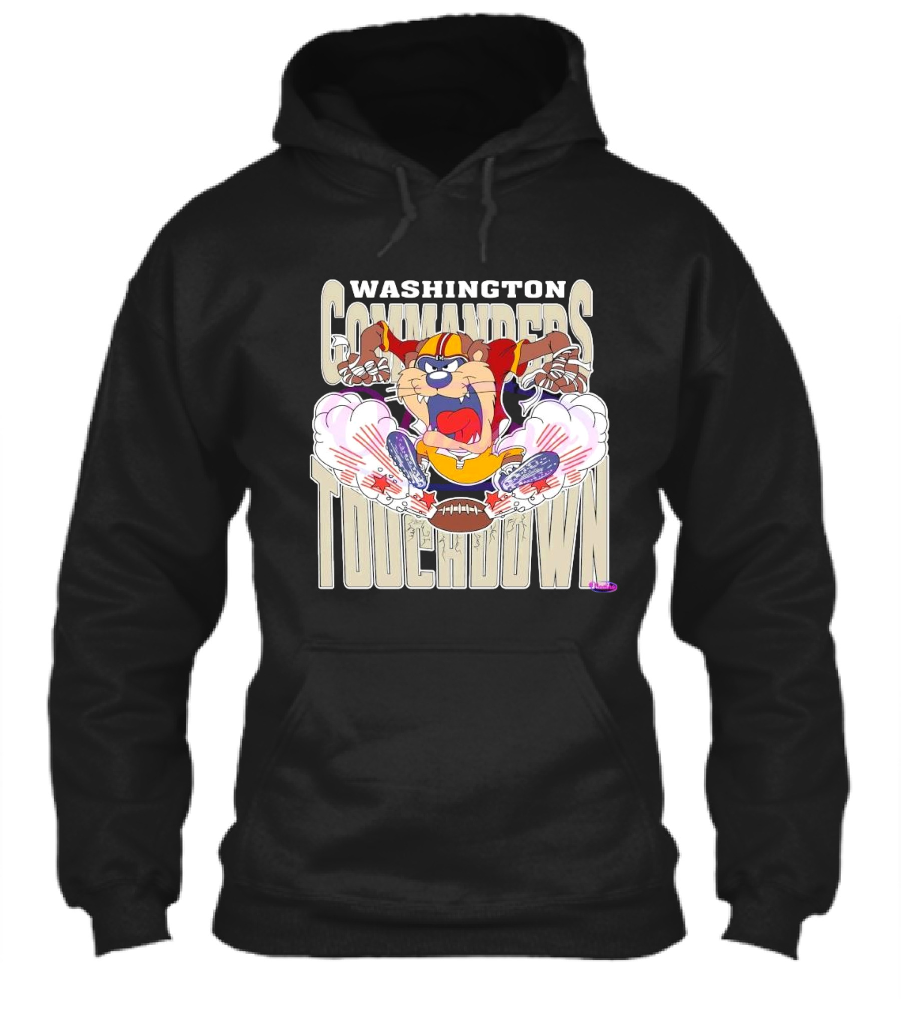 Washington Commanders Touchdown Nfl Tasmanian Devil 2025 Shirt