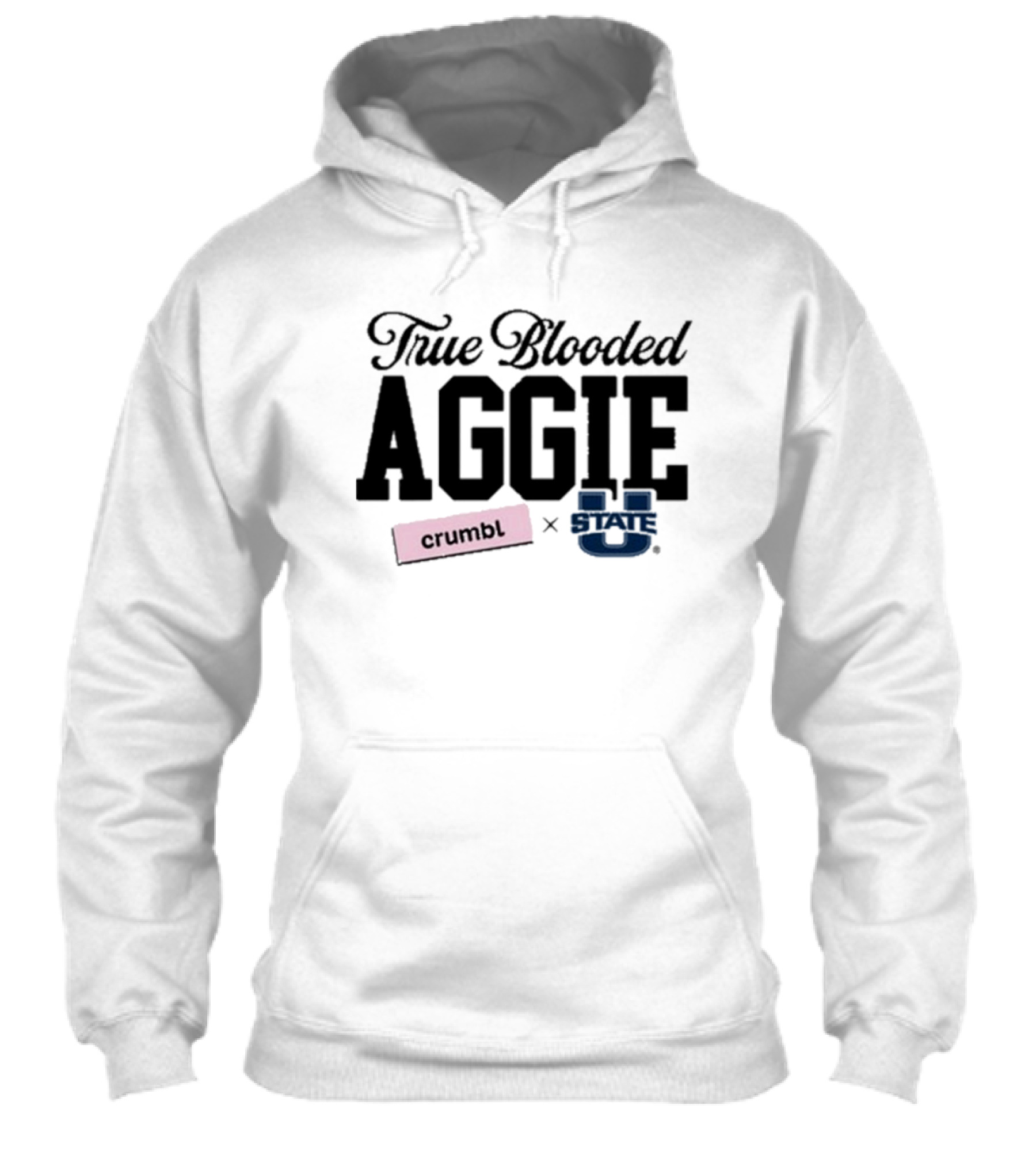 Crumbl X Utah State University True Blooded Aggie Shirt