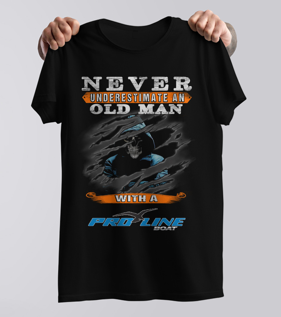Never Underestimate An Old Man With A Progression Boat Shirt