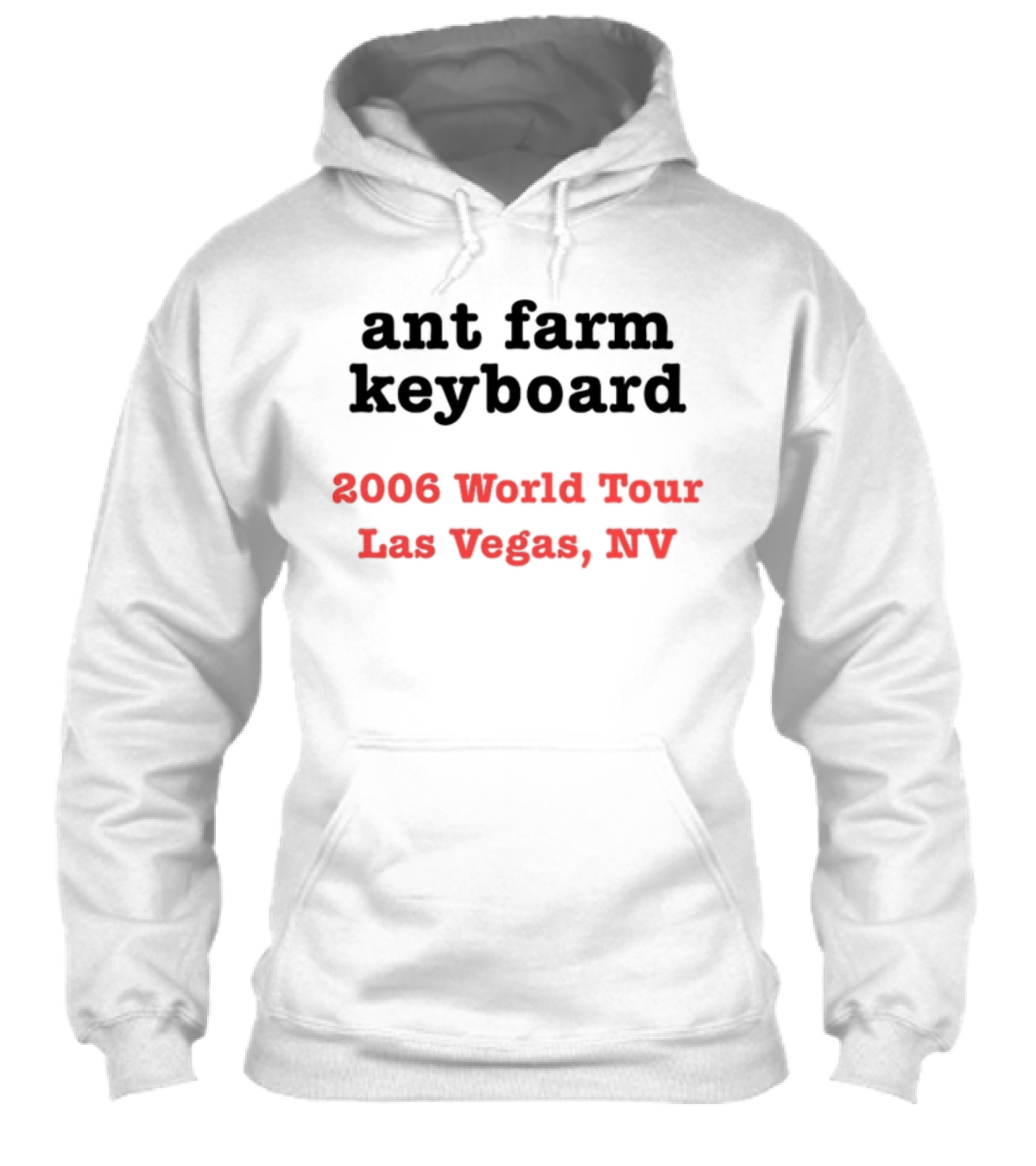Ant Farm Keyboard 2006 World Tour Las Vegas Nv Concert Event Shirt