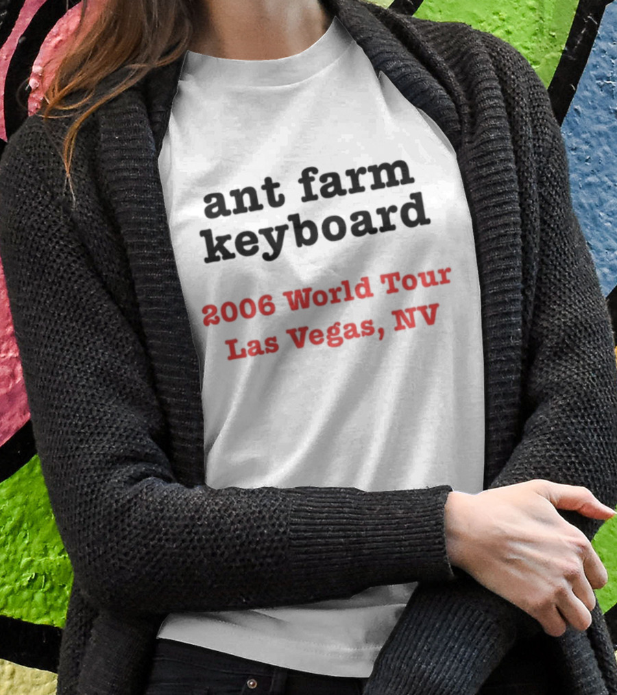 Ant Farm Keyboard 2006 World Tour Las Vegas Nv Concert Event Shirt