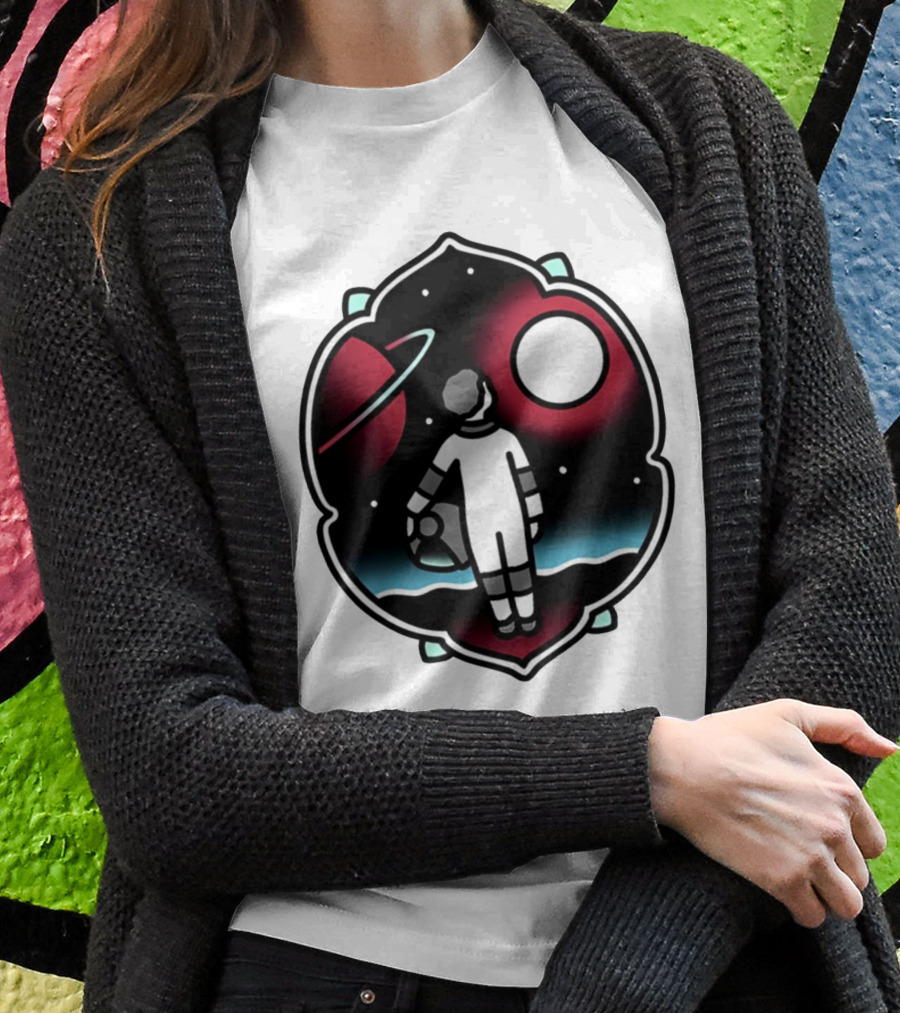 Come See The Universe Astronaut Staring At Planets And Stars Shirt