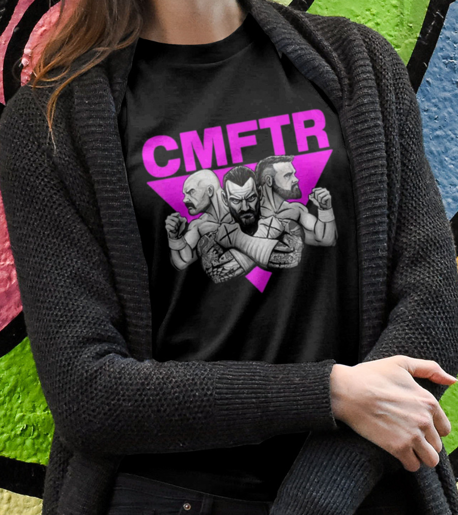 Cmftr Wrestling Trio Portrait By Hal Haney Shirt