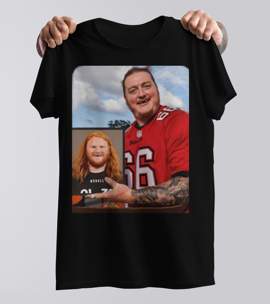 Cody Mauch Buccaneers Football Number 66 Jersey Image Shirt