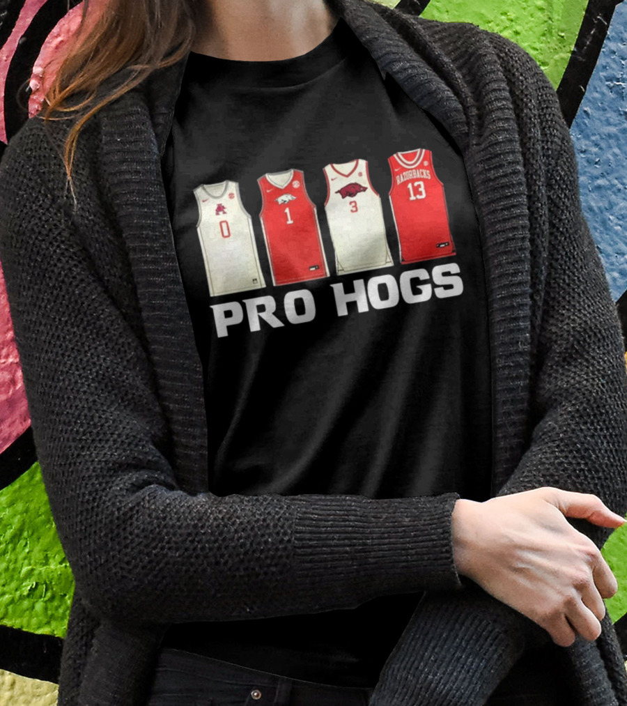 Pro Hogs Arkansas Basketball Jerseys Razorbacks Icons Shirt