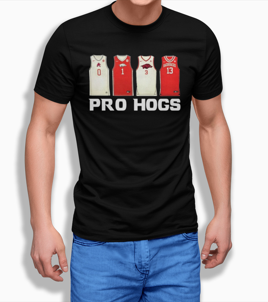 Pro Hogs Arkansas Basketball Jerseys Razorbacks Icons Shirt