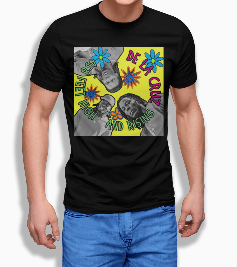 De La Cruz 458 Feet High And Rising Psychedelic Baseball Legend Shirt