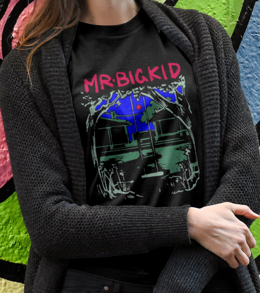 Mr Big Kid Swing Under Tree House Night Scene Shirt