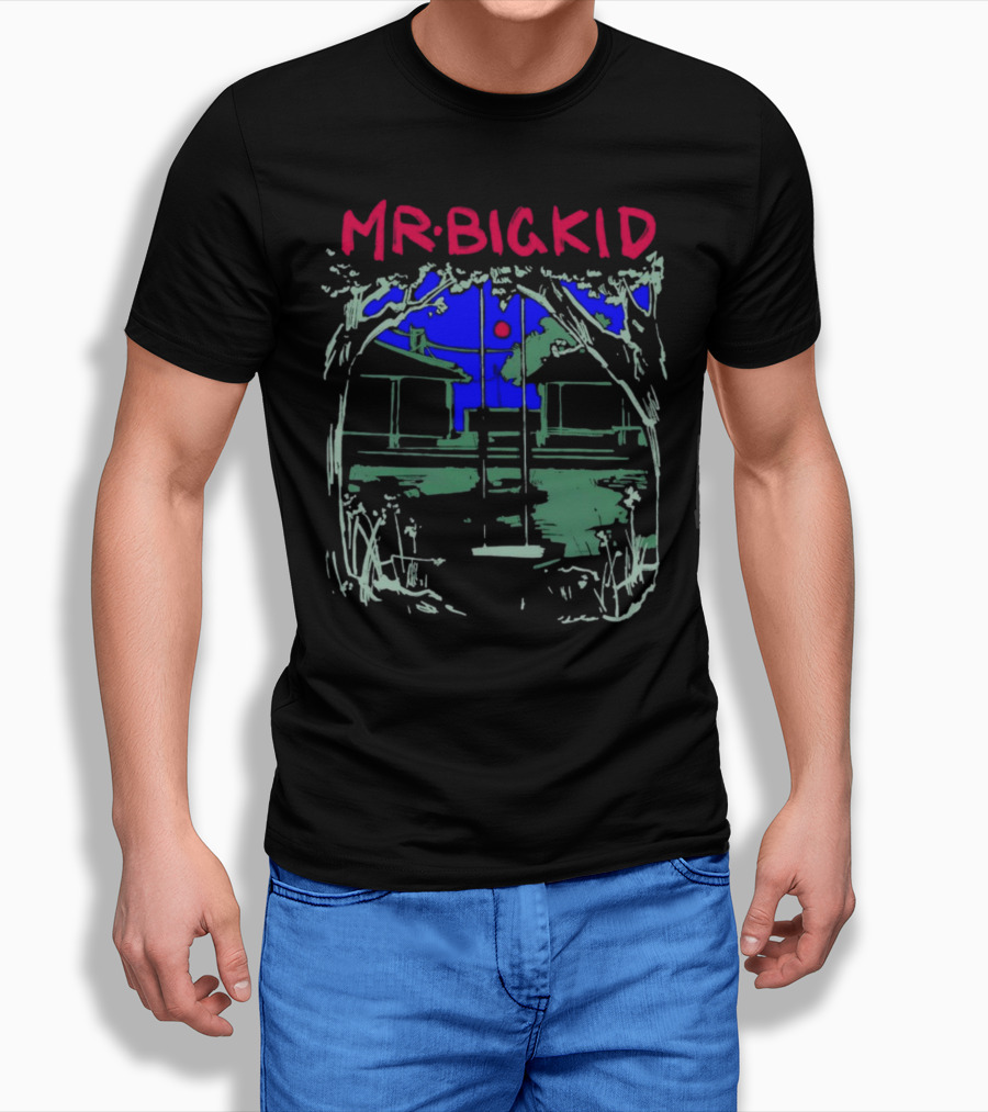 Mr Big Kid Swing Under Tree House Night Scene Shirt