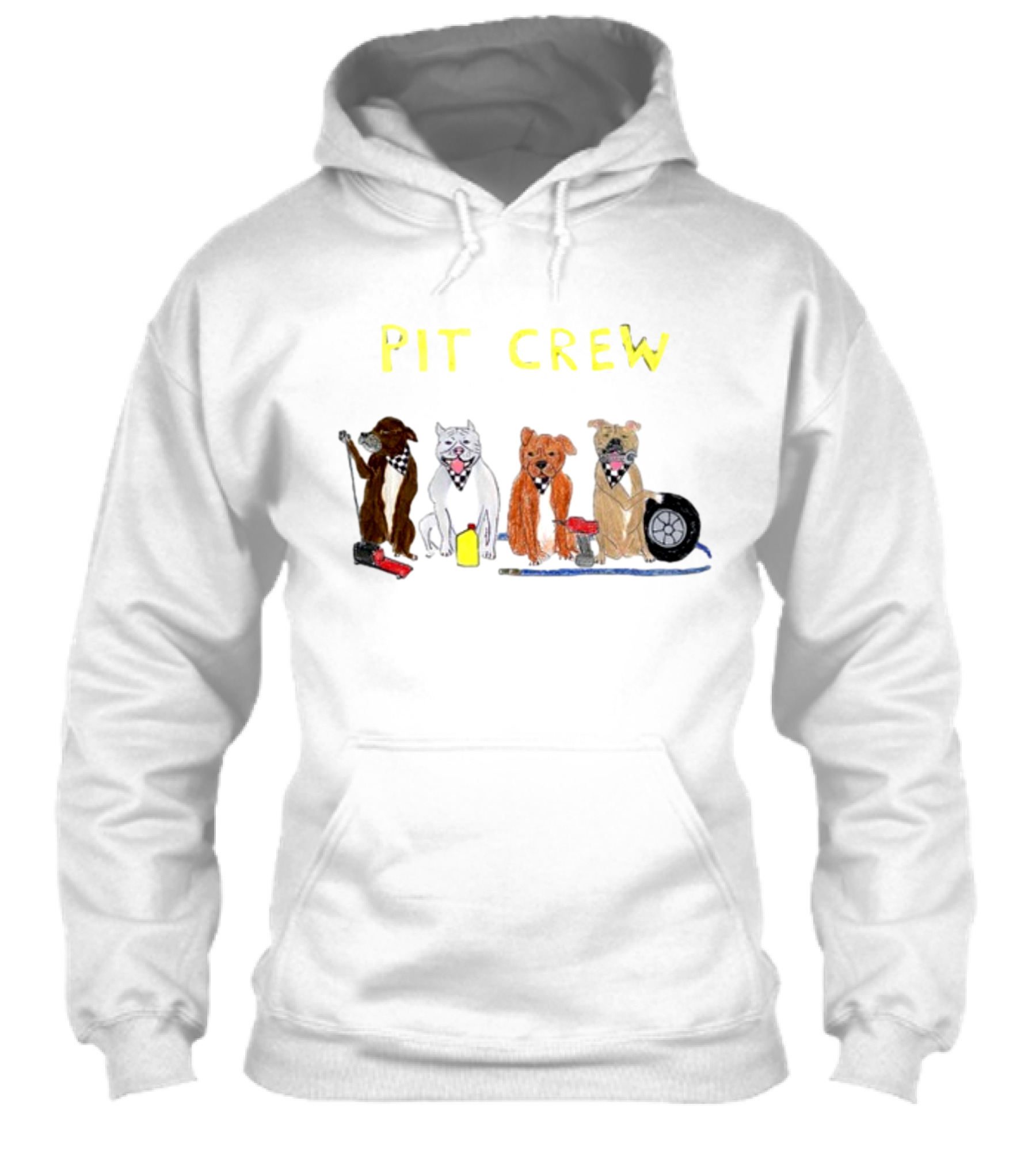 Pit Crew Dogs With Tools And Tires Shirt