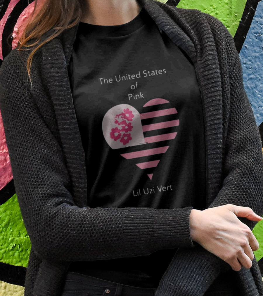 The United States Of Pink Heart Stripes Lil Uzi Vert Shirt