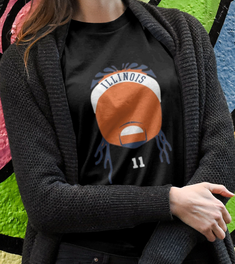Illinois 11 Headband Beyondthearctees Dee Shirt