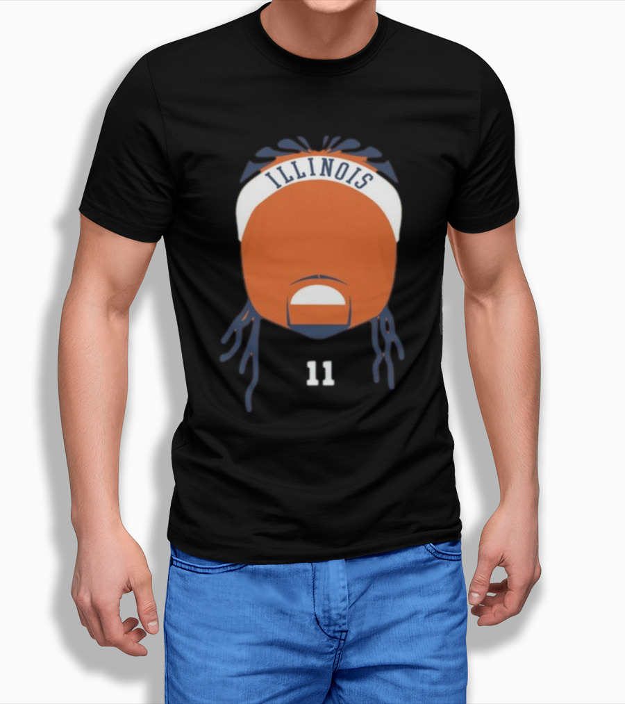 Illinois 11 Headband Beyondthearctees Dee Shirt