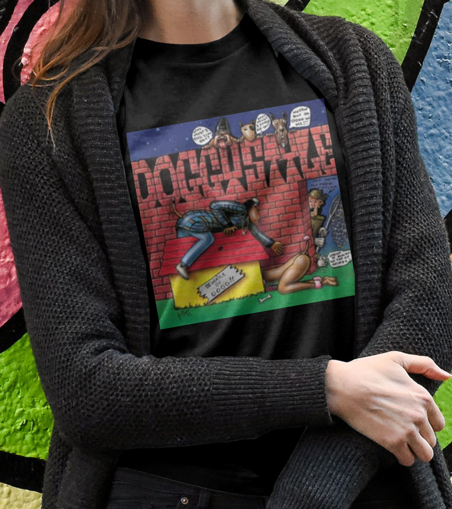 Doggystyle 30 Year Anniversary Album Cover Art Snoop Doggy Dogg Iconic Cartoon Shirt