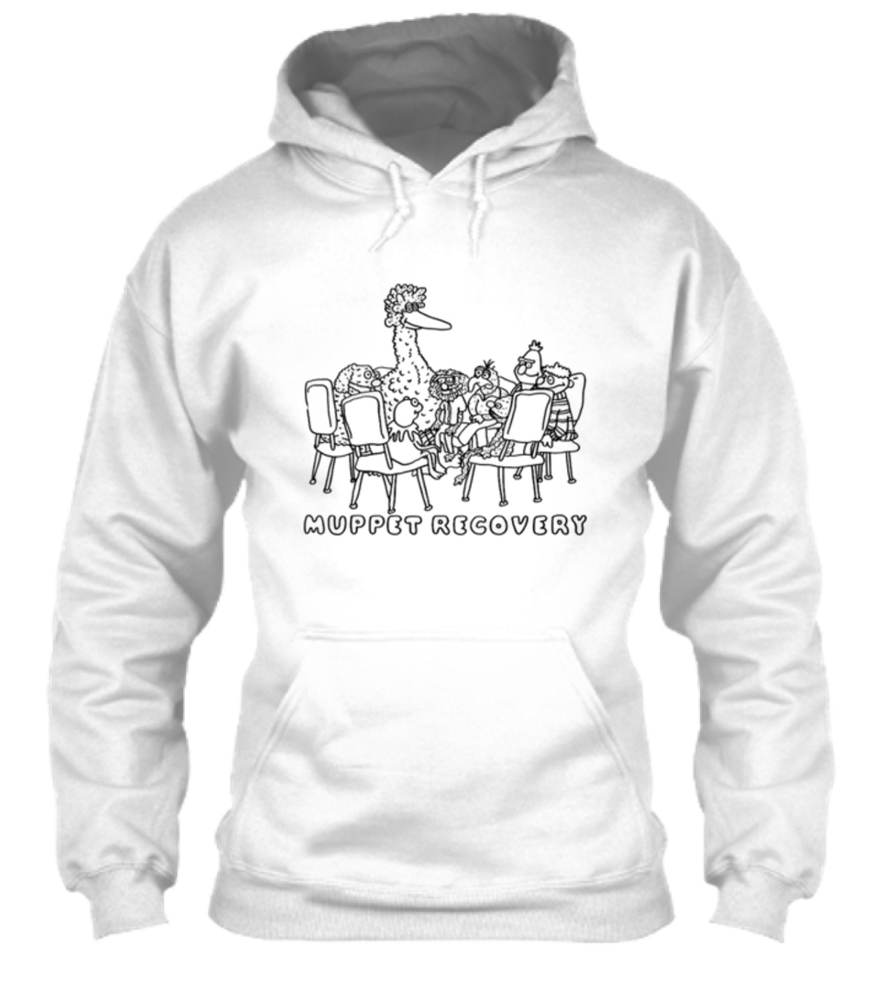 Muppet Recovery Big Bird Group Circle Shirt