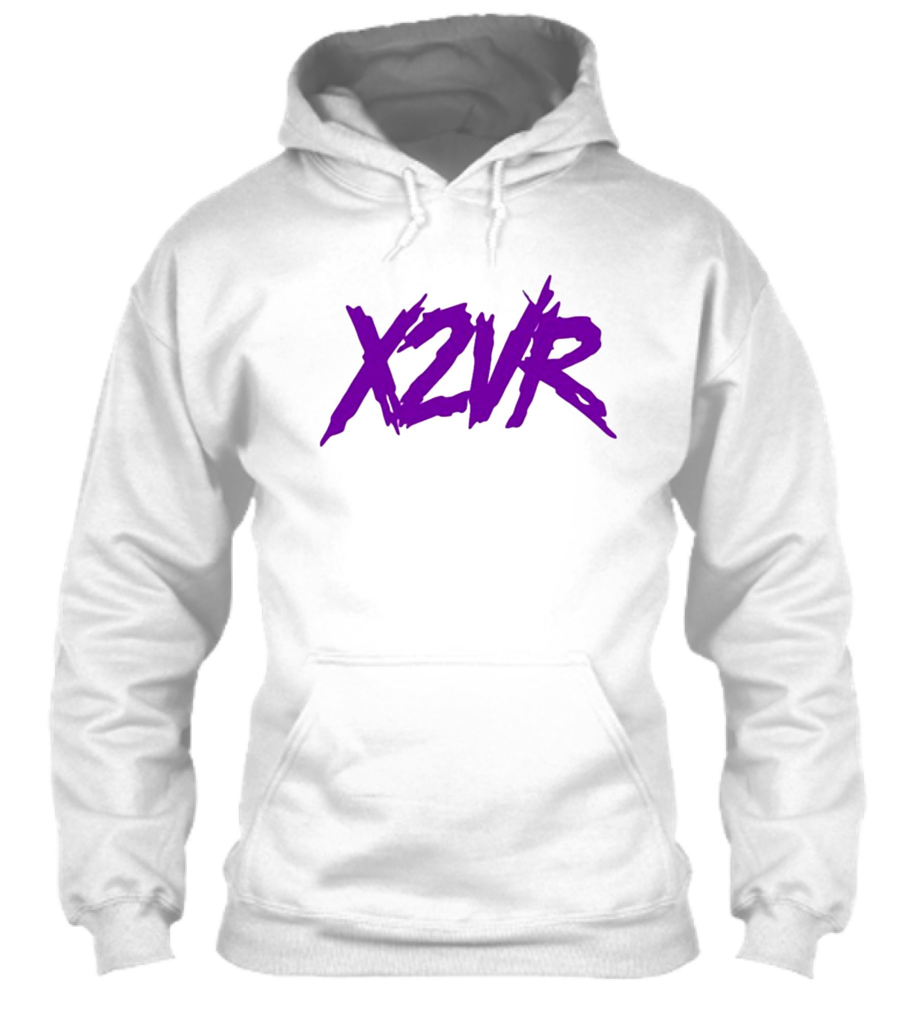 X2Vr Grunge Purple Distressed Brushstroke Shirt