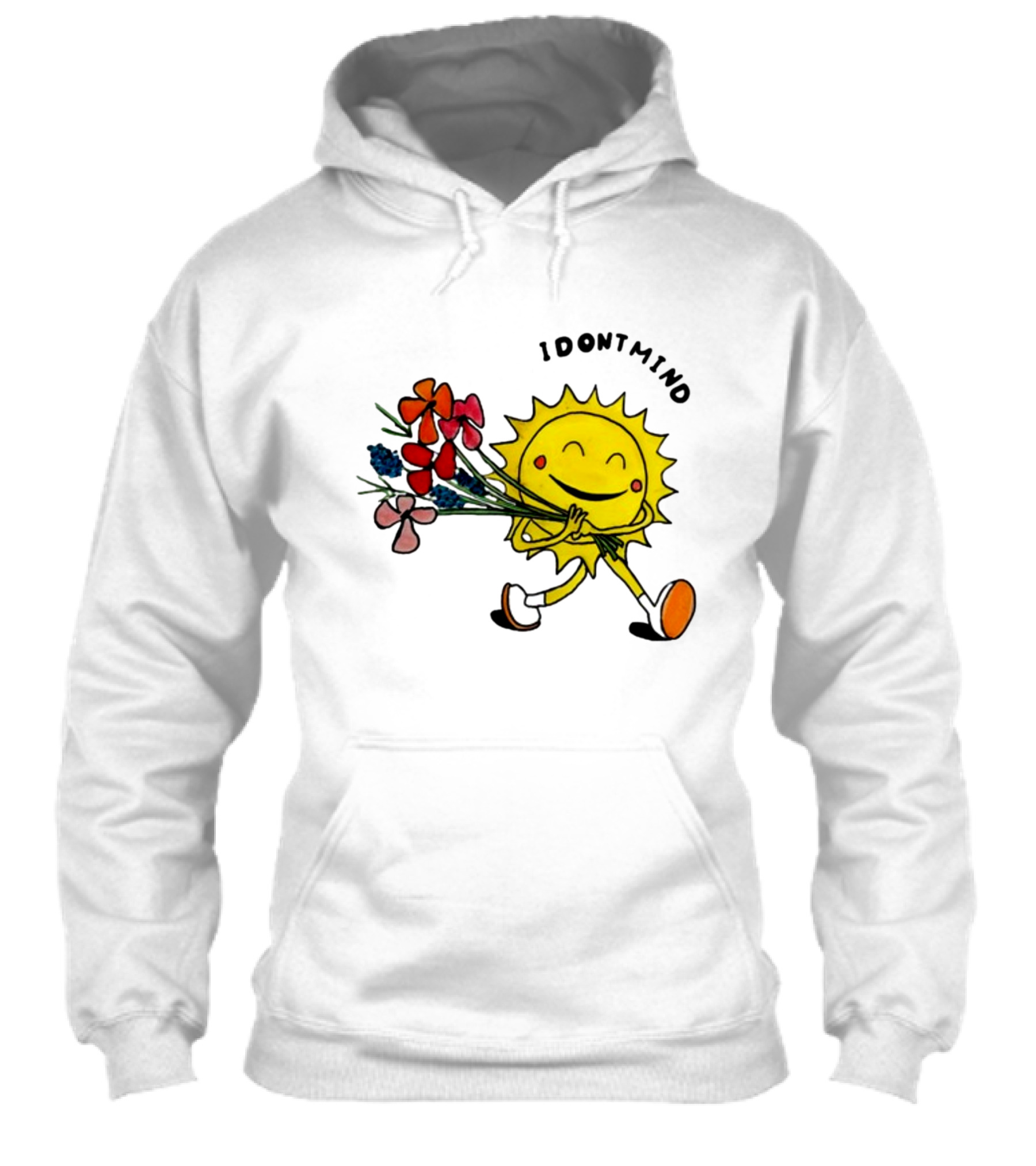 Idontmind Sunshine Carrying Colorful Flowers Shirt