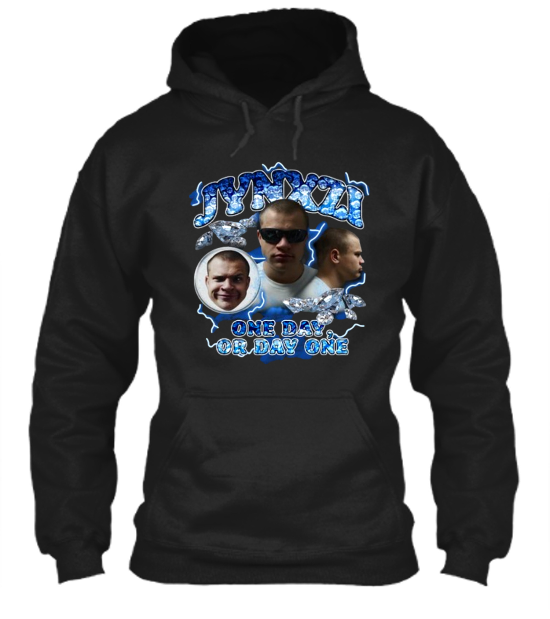 Jynxzi One Day Or Day One Blue Lightning Diamond Shirt