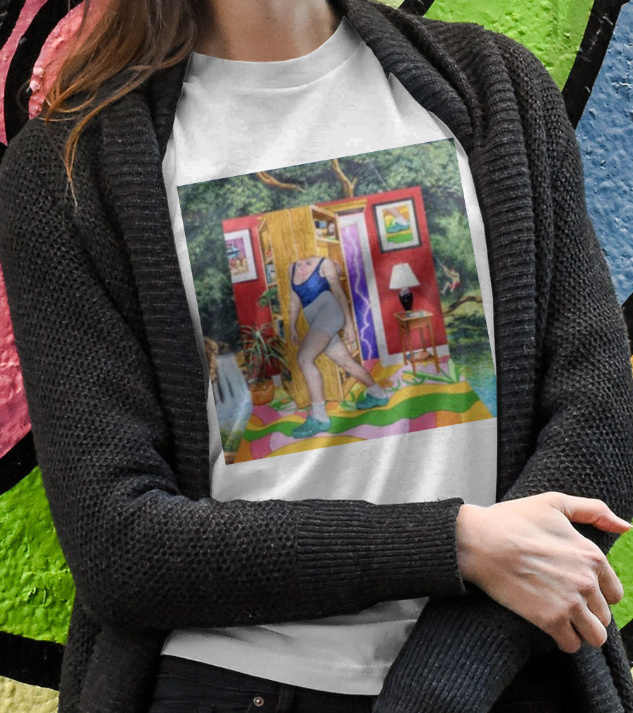 Light Moving Time Surreal Tropical Interior Scene Shirt