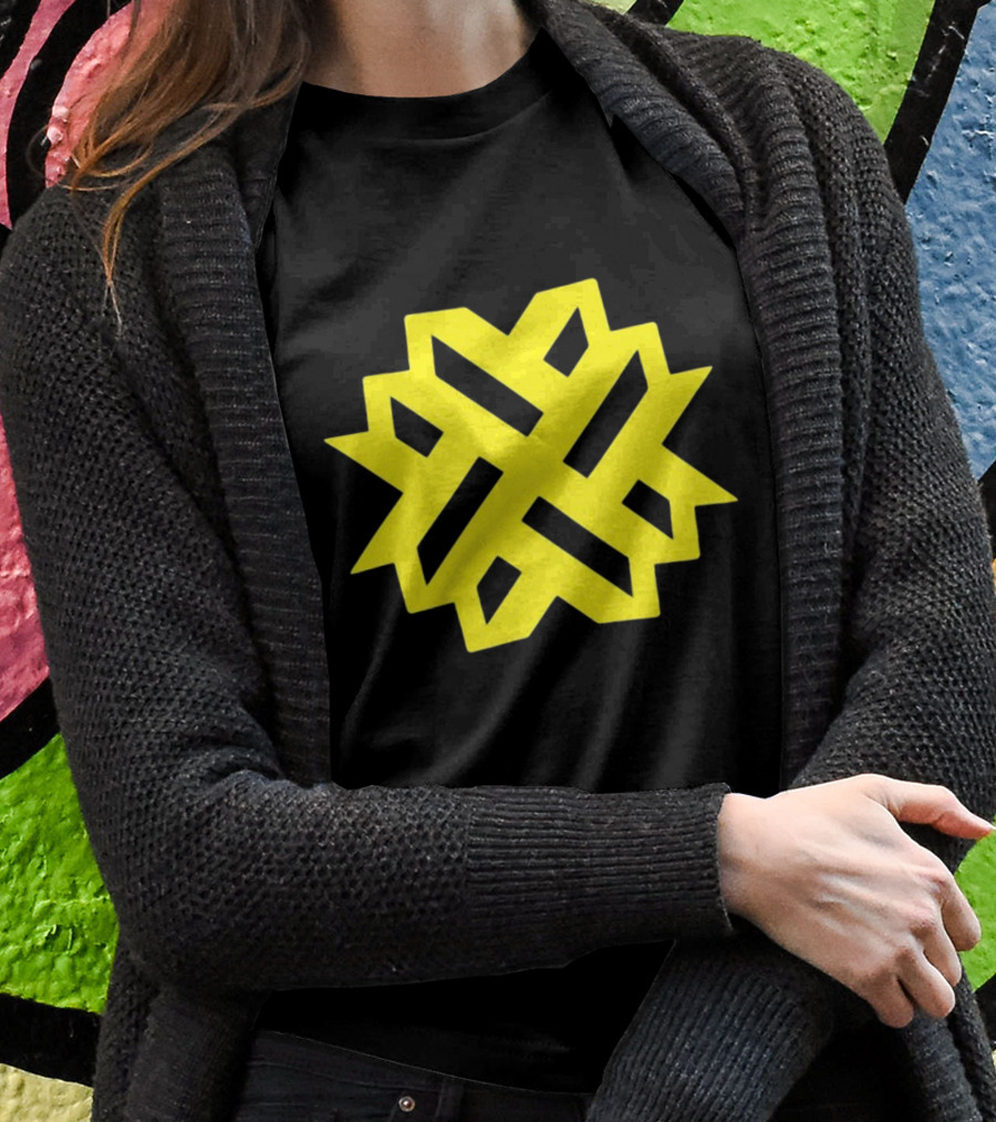 Naturewalkstudio Geometric Yellow Emblem Shirt