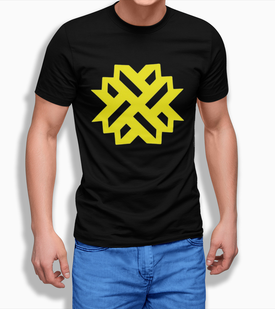 Naturewalkstudio Geometric Yellow Emblem Shirt
