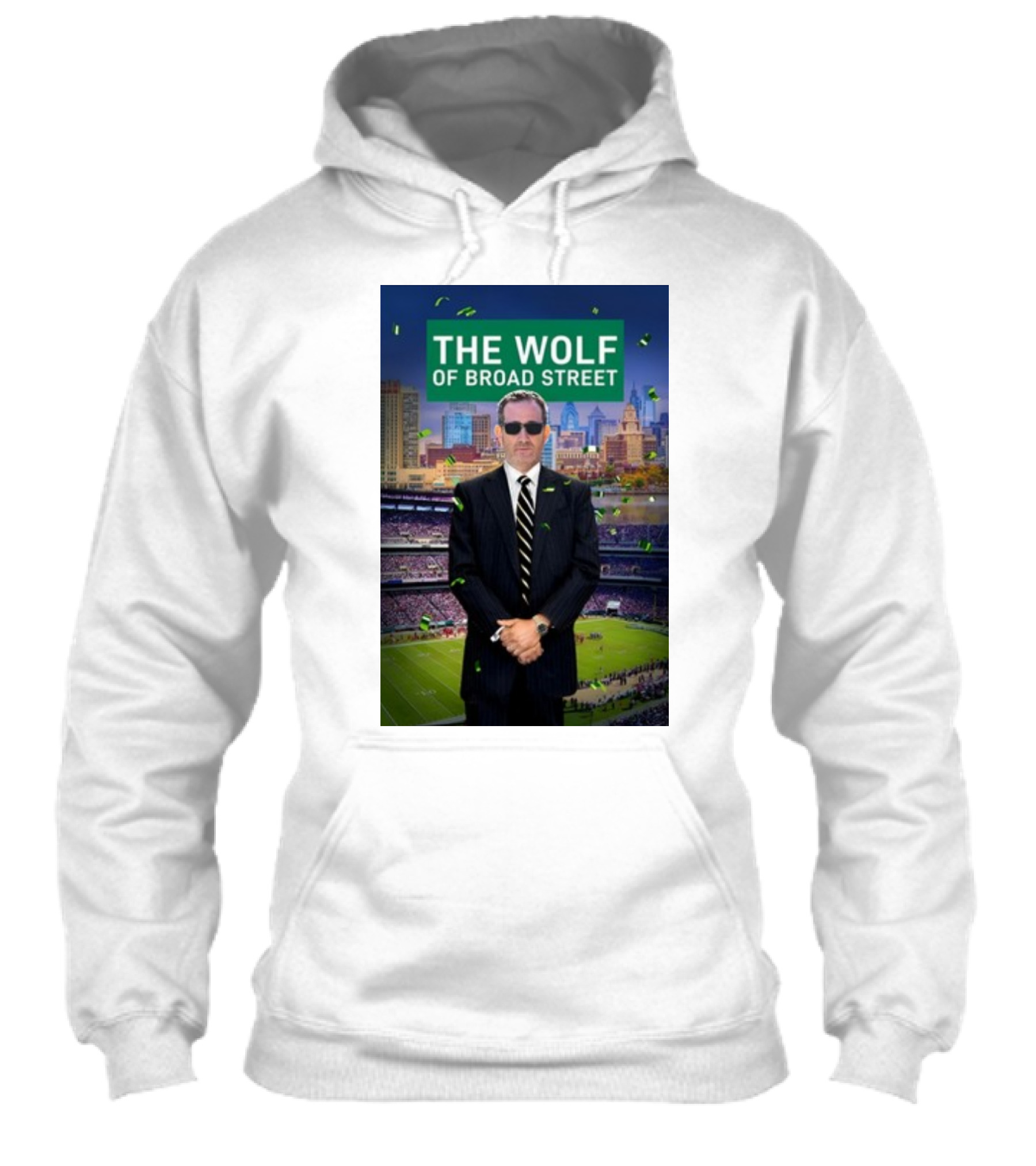 The Wolf Of Broad Street Philly Football Skyline Celebrations Shirt