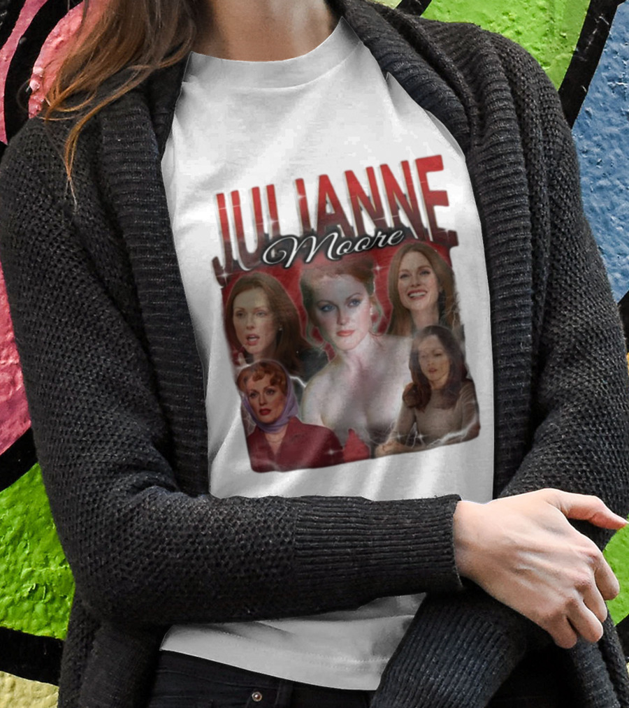 Cravemedia Julianne Moore Multiimage Collage Shirt