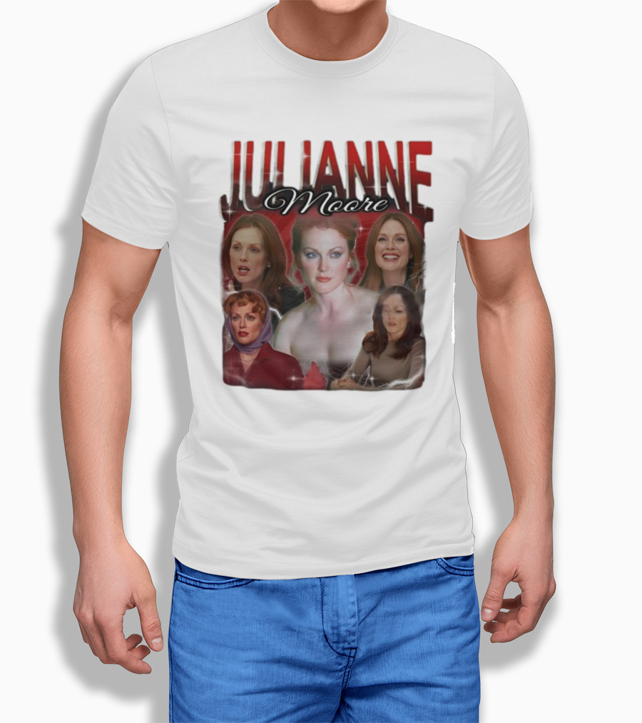 Cravemedia Julianne Moore Multiimage Collage Shirt