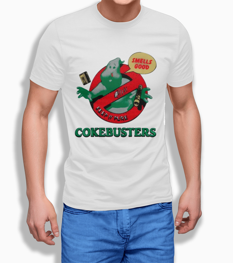 Homewardboundstore Cokebusters Keepn Pure Smells Good Ghostbusters Shirt